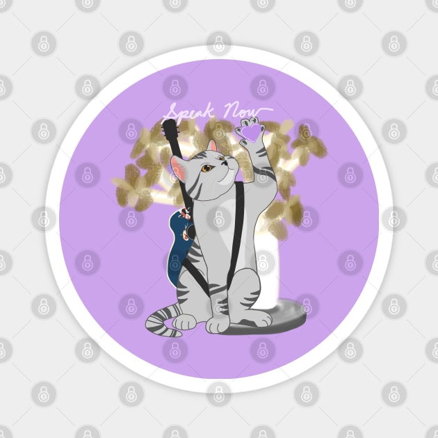 SPEAK NOW CAT ERA Magnet by ulricartistic